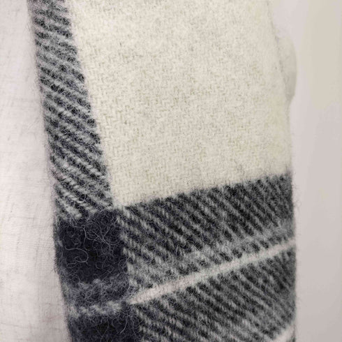 ツイードミル TWEEDMILL 大判フリンジチェックストール レディース
