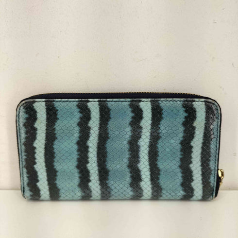 トリーバーチ TORY BURCH スネークプリントラウンドジップ 長財布 レディース