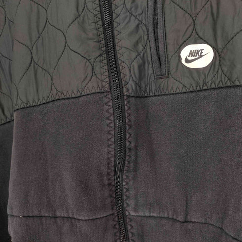 ナイキ NIKE キルティング切替スウェットジップブルゾン メンズ XL