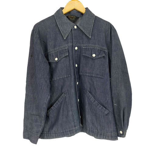 スウィングスター SWINGSTER MADE IN USA 70S ポリ混スナップボタンデニムジャケット メンズ L