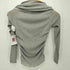 ザラ ZARA ギャザーセミシアーコットントップス レディース import:M