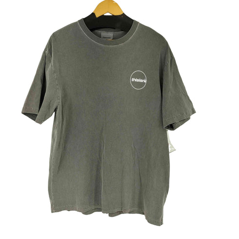 ディスイズネバーザット thisisneverthat フロントロゴクルーネックカットソー メンズ JPN:XL