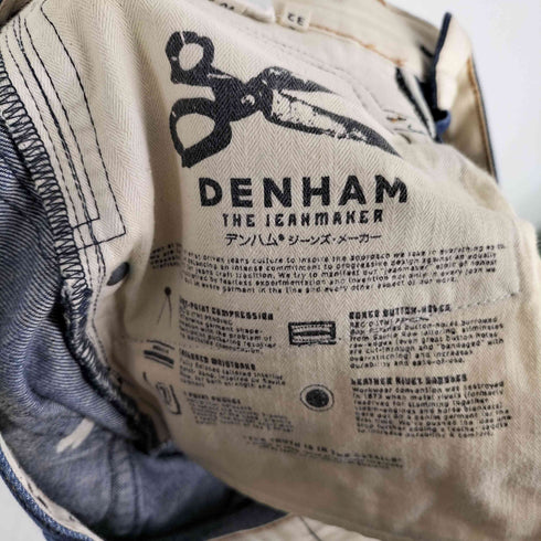 デンハム DENHAM CUTTER+0A 加工デニムパンツ メンズ US:32-33