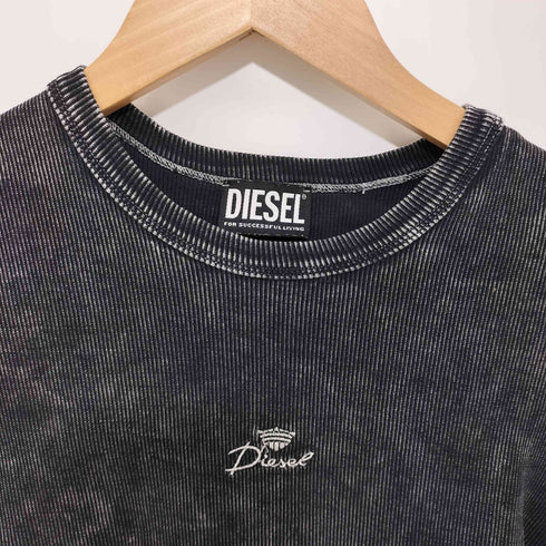 ディーゼル DIESEL 半袖リブTシャツ Y2K レディース import:M