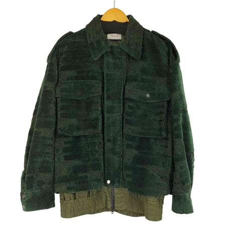 ターク TAAKK Nakaya-GLITCH VELVET BLOUSON メンズ JPN:2