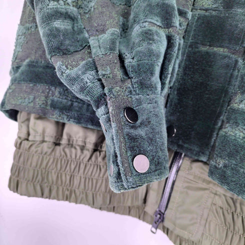 ターク TAAKK Nakaya-GLITCH VELVET BLOUSON メンズ JPN:2