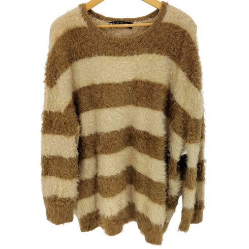 a good bad influence MOHAIR BORDER KNIT メンズ