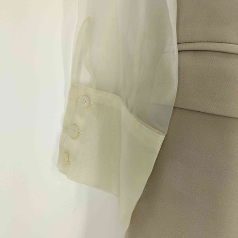 アメリ AMERI LONG VEST SET SHEER DRESS レディース import:S