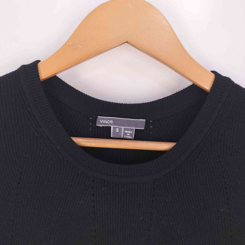 ヴィンス VINCE サイドジップ リブ ストレッチニット レディース import:S