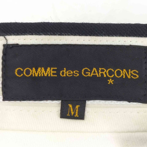 コムデギャルソン COMME des GARCONS AD2010 10AW INSIDE DECORATION 変形カッティング ストライプスラックス レディース M