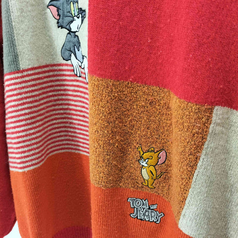 カステルバジャック CASTELBAJAC キャラクター刺繍 ウールニット メンズ JPN:46