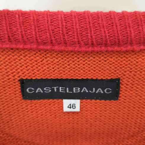 カステルバジャック CASTELBAJAC キャラクター刺繍 ウールニット メンズ JPN:46