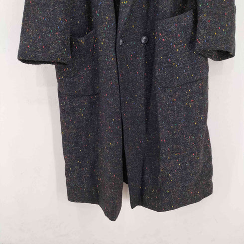Giannino Vaghi ネップ ツイード ダブル チェスターコート メンズ import:XL