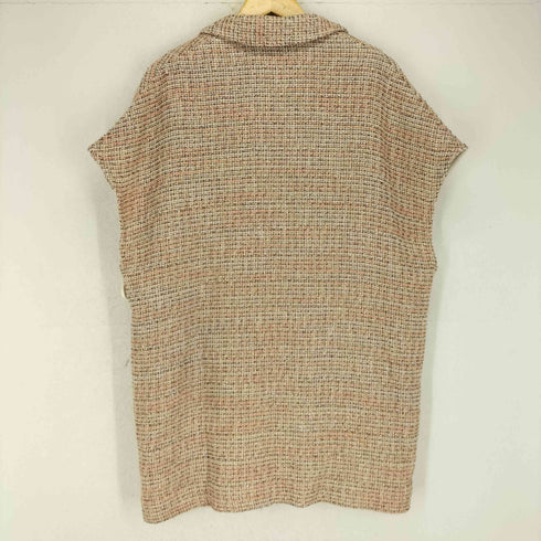 SEMICOUTURE 01} ツイードロングジレ import レディース XS