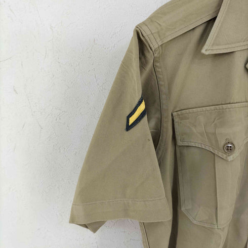 ユーエスアーミー U.S. ARMY コットン チノ 半袖 トロピカルシャツ オフィサーシャツ メンズ import:M