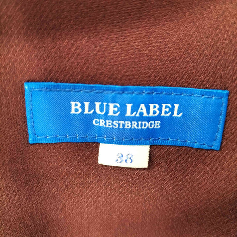 ブルーレーベルクレストブリッジ BLUE LABEL CRESTBRIDGE ベルト付きジャンパースカート レディース JPN:38