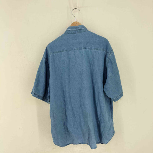 香港製 HOPE LODGE 刺繍 BDデニムシャツ メンズ JPN:XL