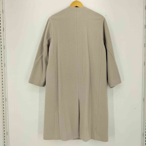 シップス SHIPS 19AW ノーカラーダブルボタンコート レディース