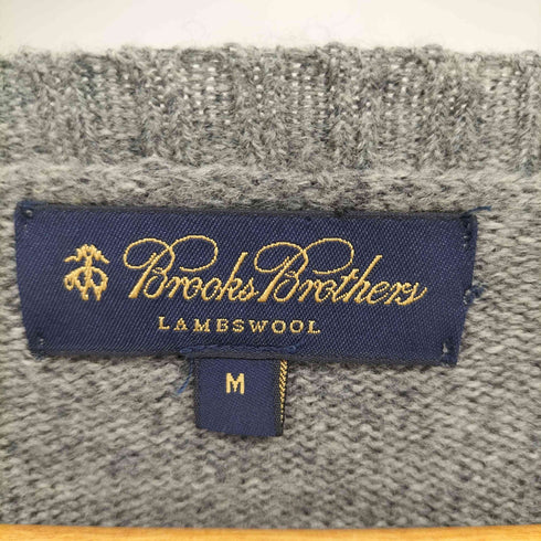 ブルックスブラザーズ BROOKS BROTHERS アーガイルVネックニットセーター レディース import:M