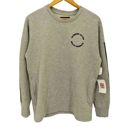 N NUMBER サークルロゴクルーネックスウェットシャツ メンズ JPN:M