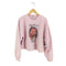 ギルダン GILDAN SPOILED ANGEL 片面プリント クルーネックスウェット レディース JPN:XL