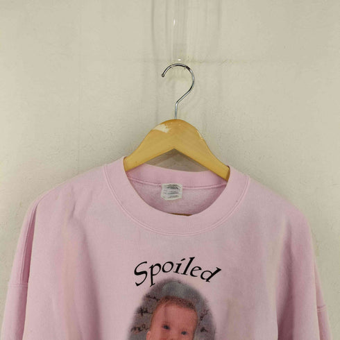 ギルダン GILDAN SPOILED ANGEL 片面プリント クルーネックスウェット レディース JPN:XL