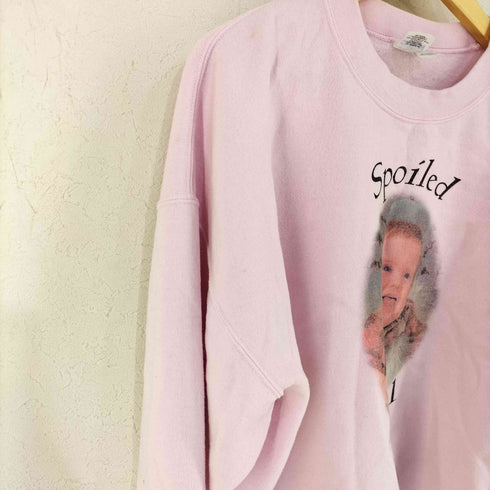 ギルダン GILDAN SPOILED ANGEL 片面プリント クルーネックスウェット レディース JPN:XL