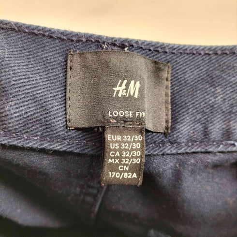 エイチアンドエム H&M LOOSE FIT デニムカーゴペインターパンツ メンズ 32/30