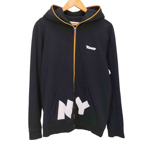 トミーヒルフィガー TOMMY HILFIGER キャラクターバックプリントフルジップアップパーカー メンズ JPN:L