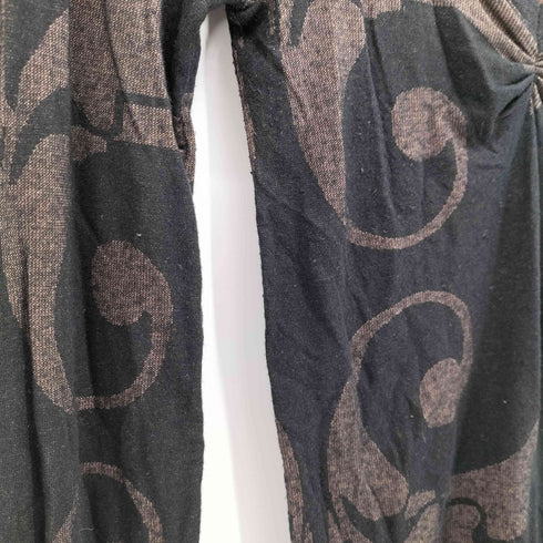 マックスマーラ MAX MARA ボタニカル柄 Vネック カットソー レディース import:S