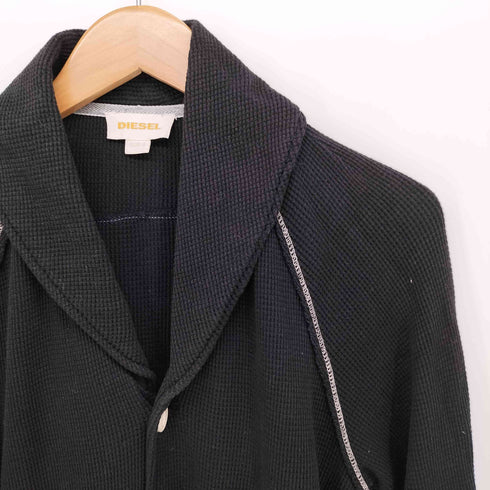 ディーゼル DIESEL ショールカラー サーマル カーディガン メンズ import:S