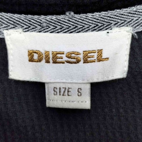 ディーゼル DIESEL ショールカラー サーマル カーディガン メンズ import:S