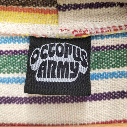 オクトパスアーミー OCTOPUS ARMY マルチカラーボーダージップアップフーディ メンズ JPN:L