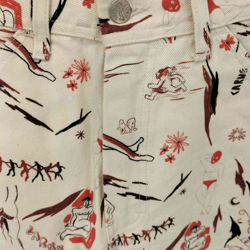 カルネボレンテ Carne Bollente Legs Wide Shut Jeans メンズ import:M