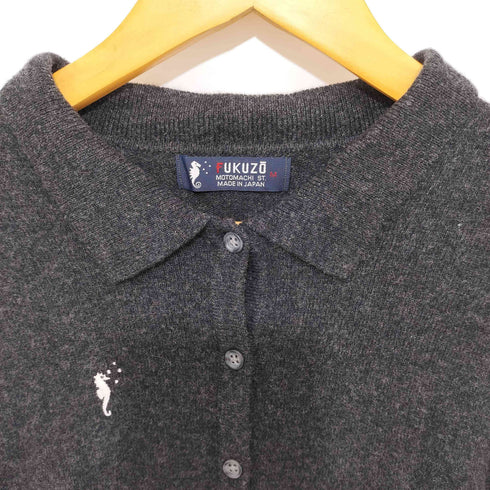 FUKUZO カシミヤニットシャツ レディース JPN:M