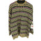 STYLES TOGO マルチカラー 総柄 アクリル クルーネック ニット メンズ import:L