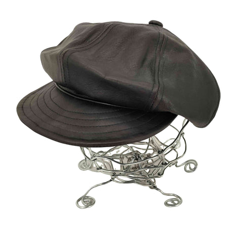 OVER RIDE LEATHER CASQUETTE メンズ 58cm