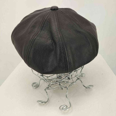 OVER RIDE LEATHER CASQUETTE メンズ 58cm