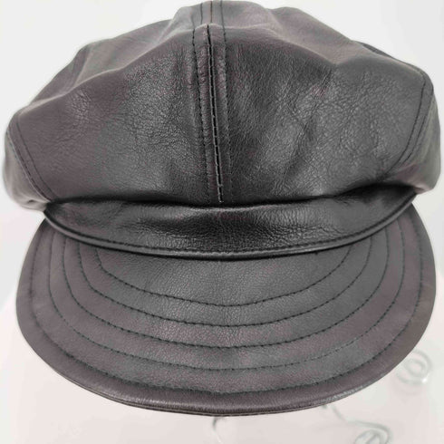 OVER RIDE LEATHER CASQUETTE メンズ 58cm