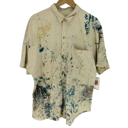 マウイアンドサンズ maui and sons Vaughn ステッチ デザイン ペイント S/S シャツ ダメージ ボロ メンズ