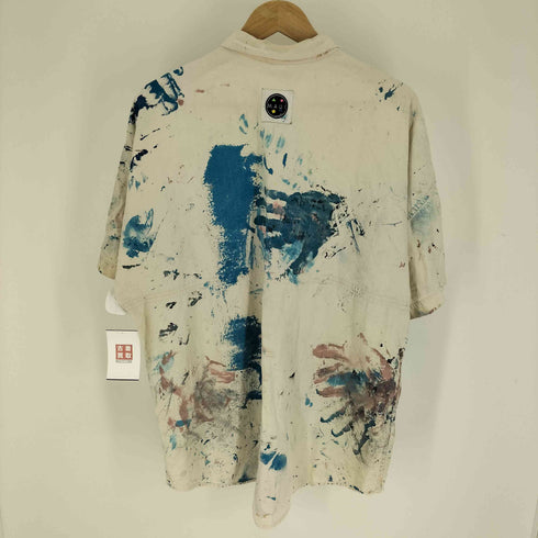 マウイアンドサンズ maui and sons Vaughn ステッチ デザイン ペイント S/S シャツ ダメージ ボロ メンズ