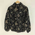 スーパーノヴァ supernova. Track jacket - Velvet jacquard / Black flower トラック ジャケット ベルベット ジャガード ブラック フラワー メンズ JPN:M