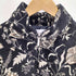 スーパーノヴァ supernova. Track jacket - Velvet jacquard / Black flower トラック ジャケット ベルベット ジャガード ブラック フラワー メンズ JPN:M