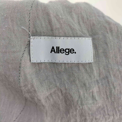 アレッジ ALLEGE 18AW シャイニー イージー ワイド パンツ メンズ