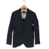 バーバリーブラックレーベル BURBERRY BLACK LABEL 裏地ノバチェック 2B テーラードジャケット メンズ S