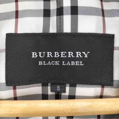 バーバリーブラックレーベル BURBERRY BLACK LABEL 裏地ノバチェック 2B テーラードジャケット メンズ S