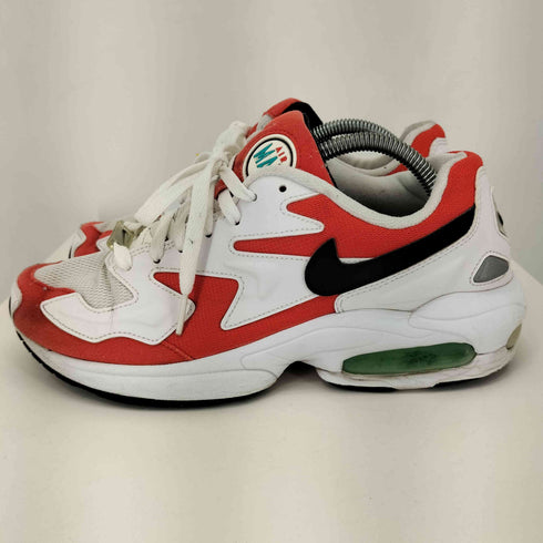 ナイキ NIKE AIR MAX2 LIGHT HABANERO RED メンズ JPN:27