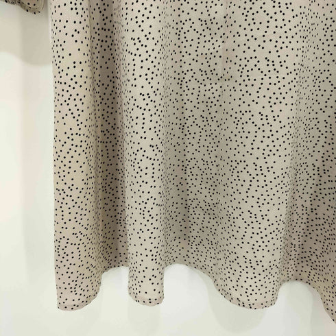 エヌナチュラルビューティーベーシック N.NATURAL BEAUTY BASIC ドット柄半袖ブラウス レディース JPN:M