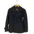 バーバリーブラックレーベル BURBERRY BLACK LABEL ウール ピーコート メンズ S