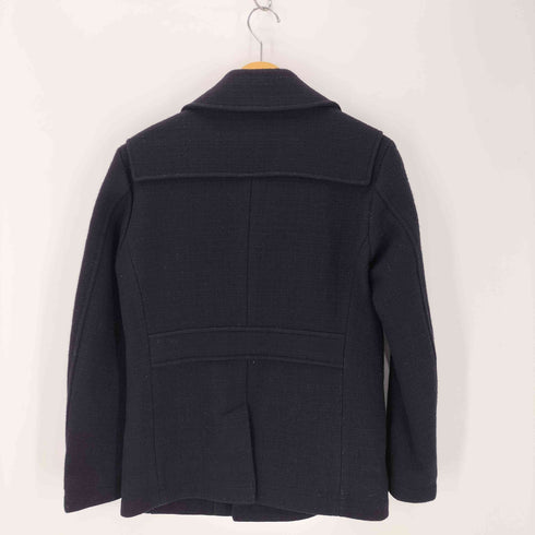 バーバリーブラックレーベル BURBERRY BLACK LABEL ウール ピーコート メンズ S